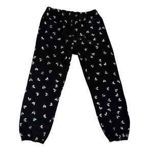 F*cking Awesome FA Flies Sweatpants Black Fly Print Mens Size L Lounge Pants